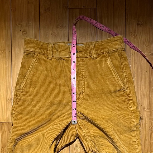 Everlane Corduroy Straight Leg Crop Pant Golden Brown Size 0 - Picture 11 of 15